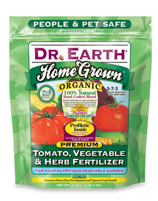 Home Grown Tomato, Vegetable & Herb Fertilizer – Poly bag, 4 lb. – 12 lb. – 25 lb.
