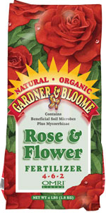 Rose & Flower Fertilizer: For Roses, Flowers & Flowering Shrubs